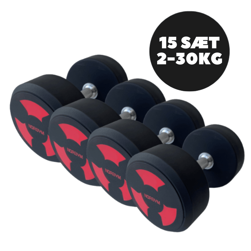Håndvægte 2-30kg (15 Sæt) Fra Norgym 3 Håndvægte 2-30kg (15 Sæt) Fra Norgym