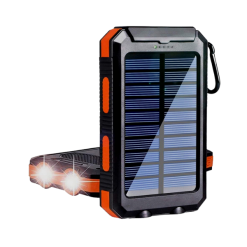 Vandtæt Solcelle Powerbank 20.000mah -Fitness udstyr Butik Vandtaet Solcelle powerbank 10000mah side2