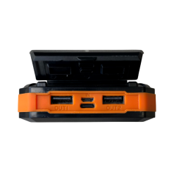 Vandtæt Solcelle Powerbank 20.000mah -Fitness udstyr Butik Vandtaet Solcelle powerbank 20000mah